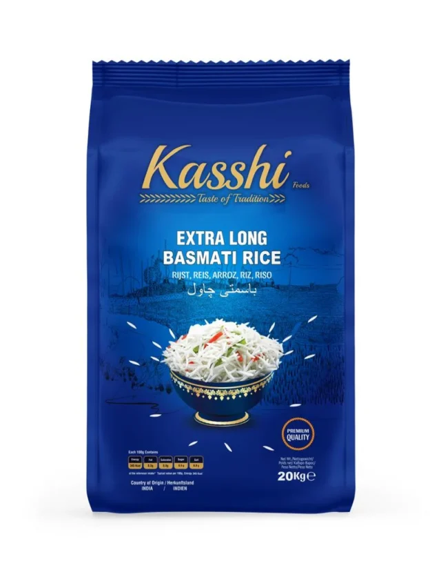10Kg Kasshi Long Grain Basmati Rice