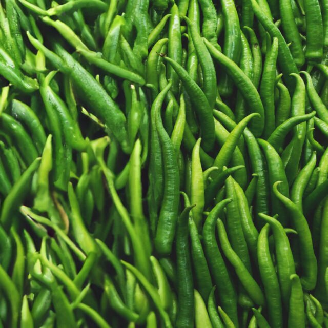 Green Raw Chillies